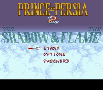 Prince of Persia 2 (Europe) screen shot title